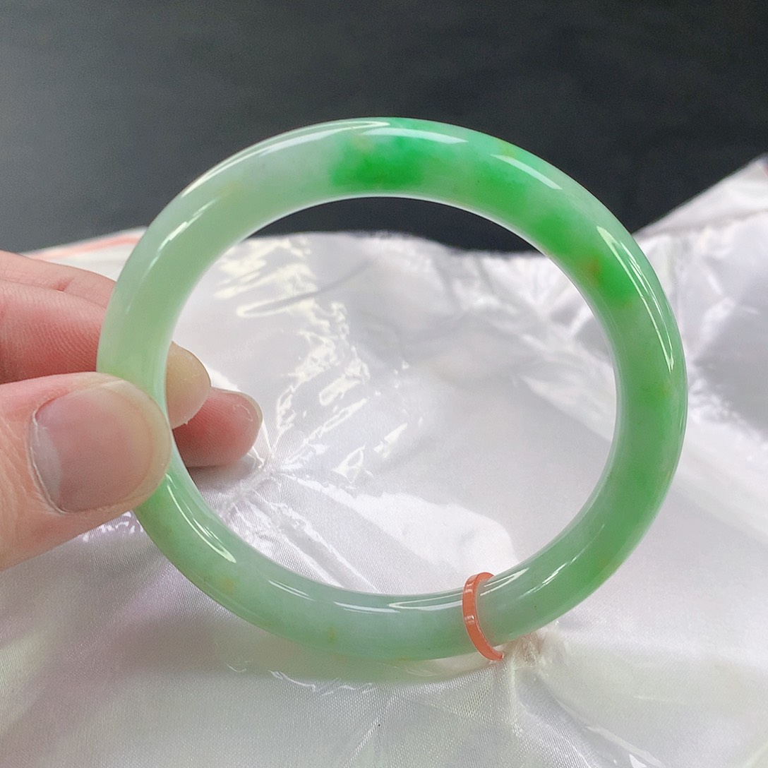 翡翠手镯未镶嵌751缅甸天然翡翠A货