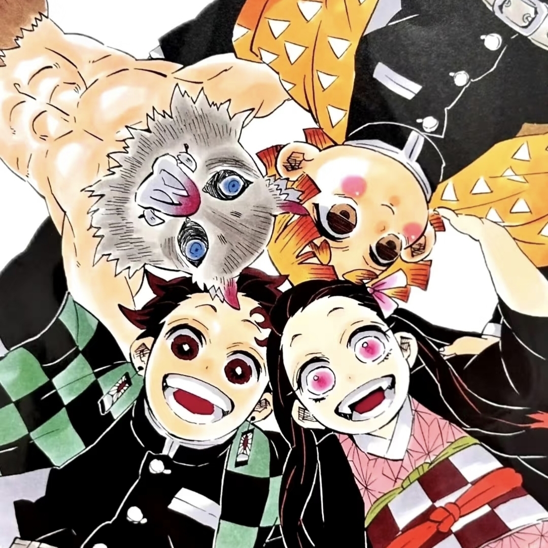 【线稿手绘风-圆形】鬼灭之刃定制陶瓷吸水杯垫（代拆）-第一弹