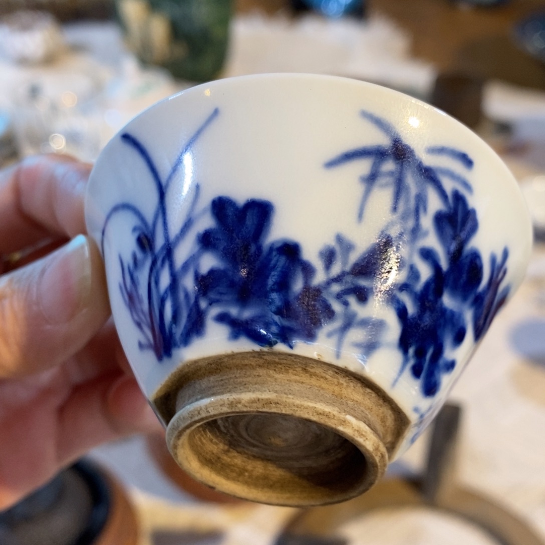 瓷片梁**汉青花杯子杯子