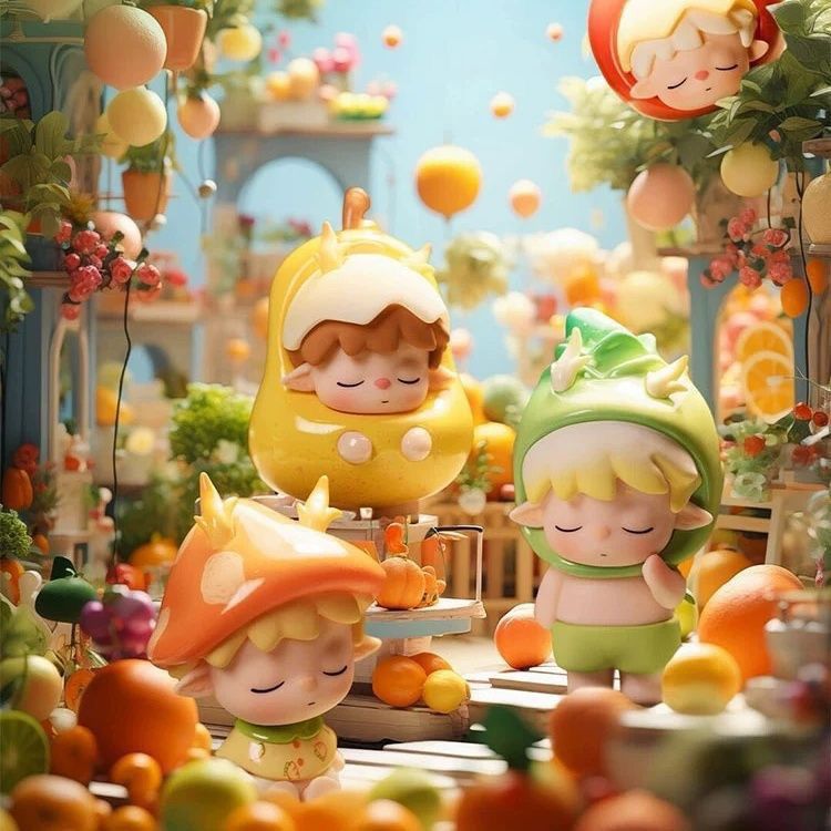 【JQ潮玩】黑玩mini二代造趣工厂萌粒盲盒潮玩手办