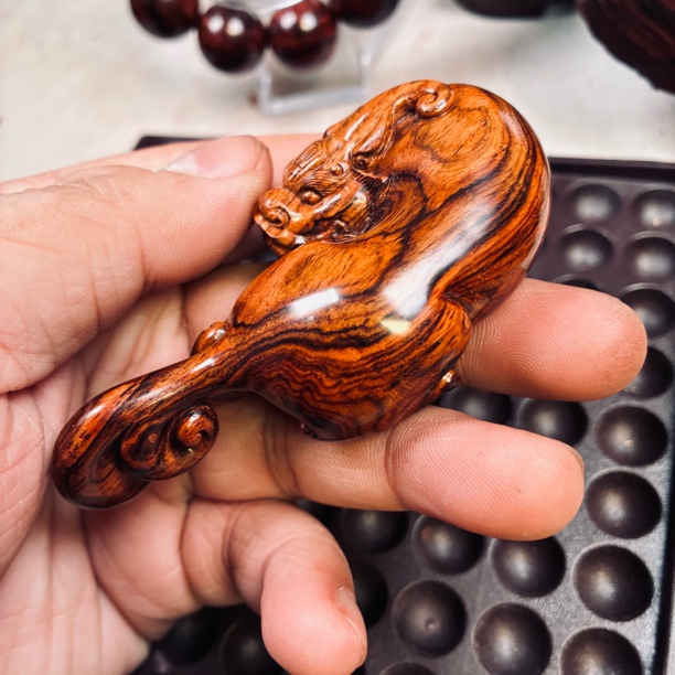 海南黄花梨老料-貔貅-枯木