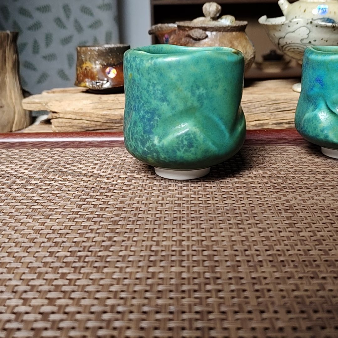 034超强款铜釉志野手握杯