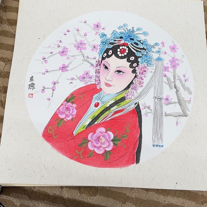 国画花鸟的翅膀和翅膀都是白色