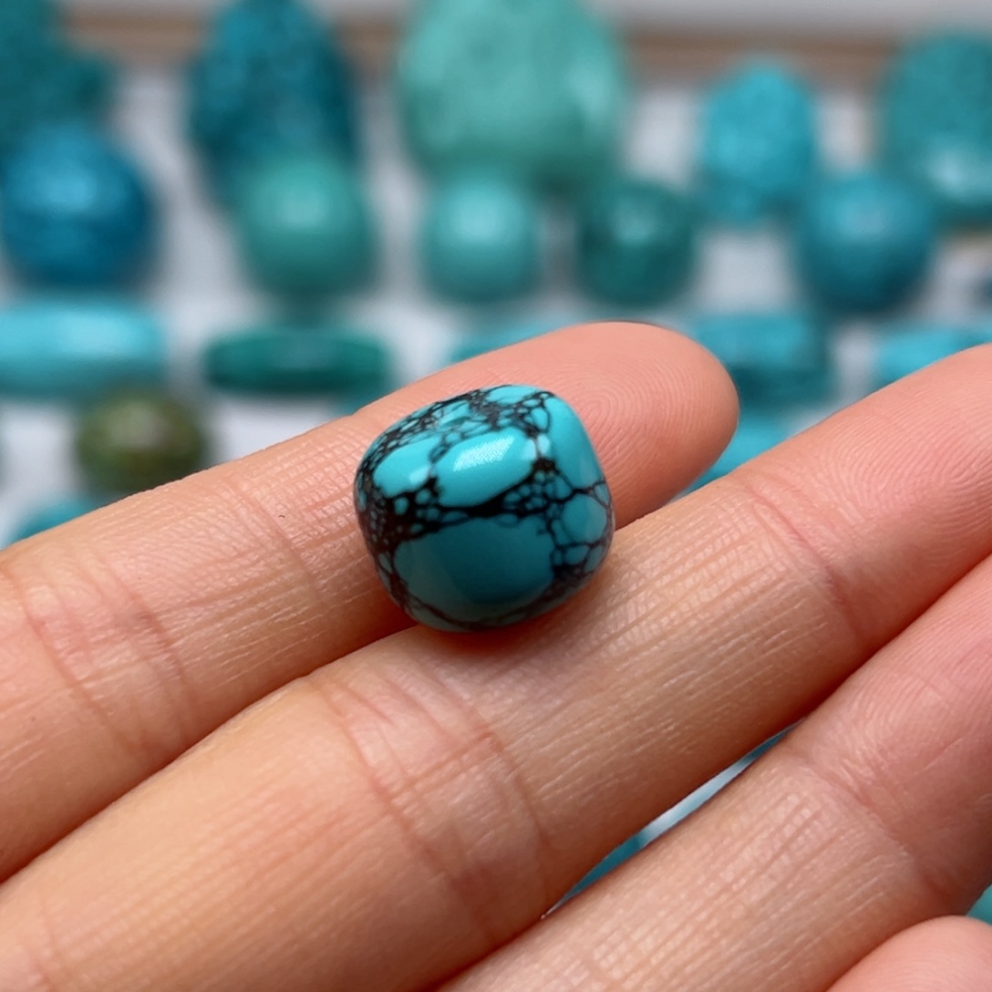 绿松石珠宝奇石未镶嵌未*゜