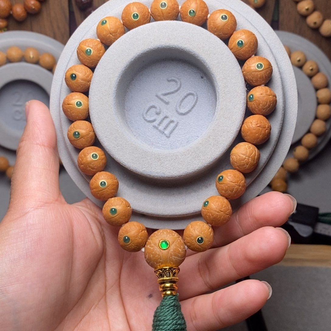 凤眼菩提手串12mm➕绿