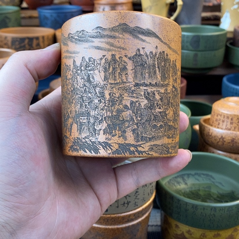 【闪购商品】紫砂杯子宜兴全手工紫砂杯