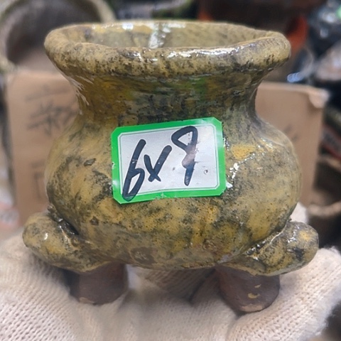 红陶粗陶花盆手工