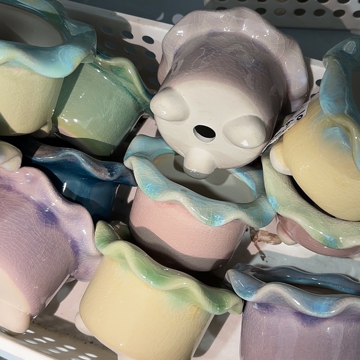 红陶发4个，非完美，介意慎拍。