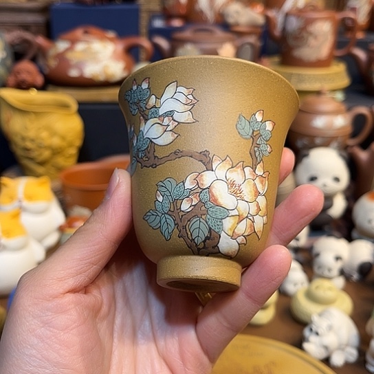 紫砂茶杯紫砂主人杯