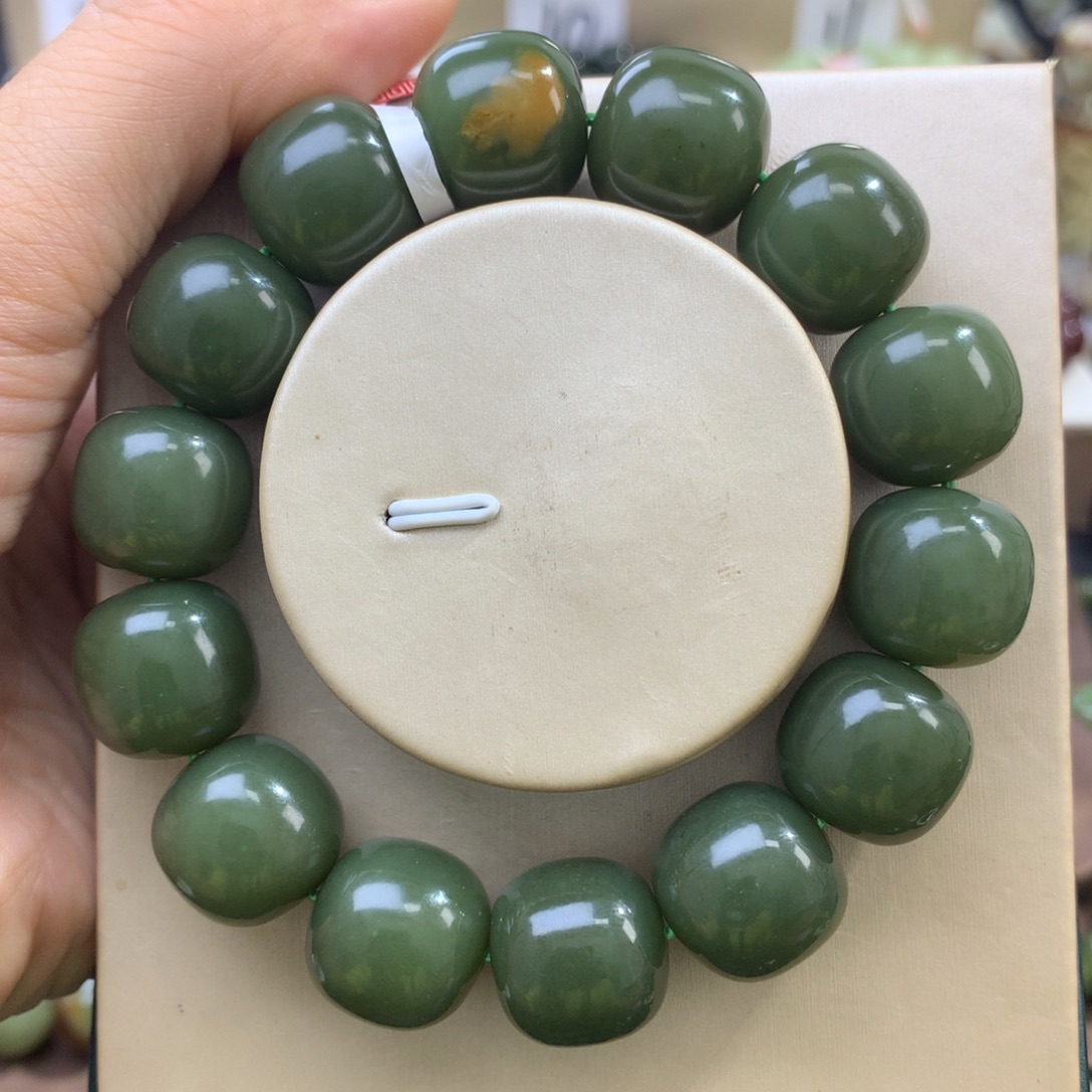 和田玉未镶嵌手链