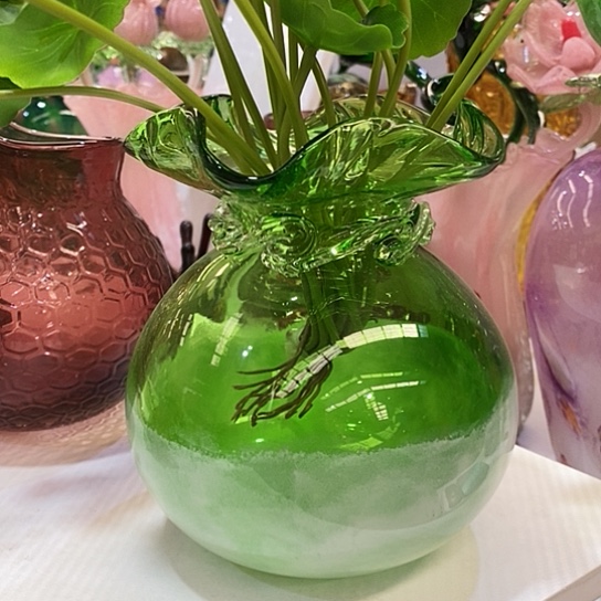 琉璃高度16厘米琉璃花器福袋