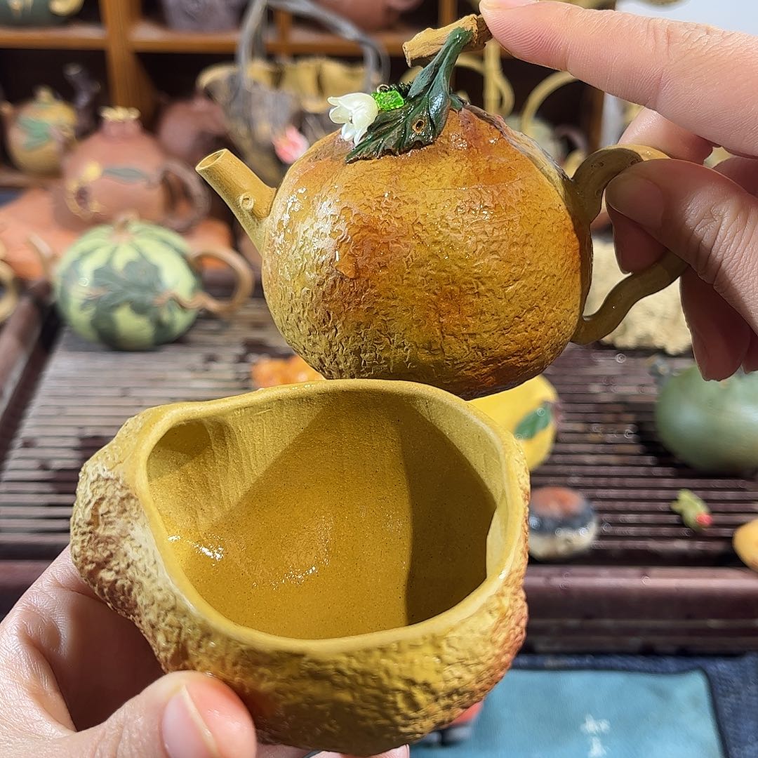 茶宠紫砂心想事成