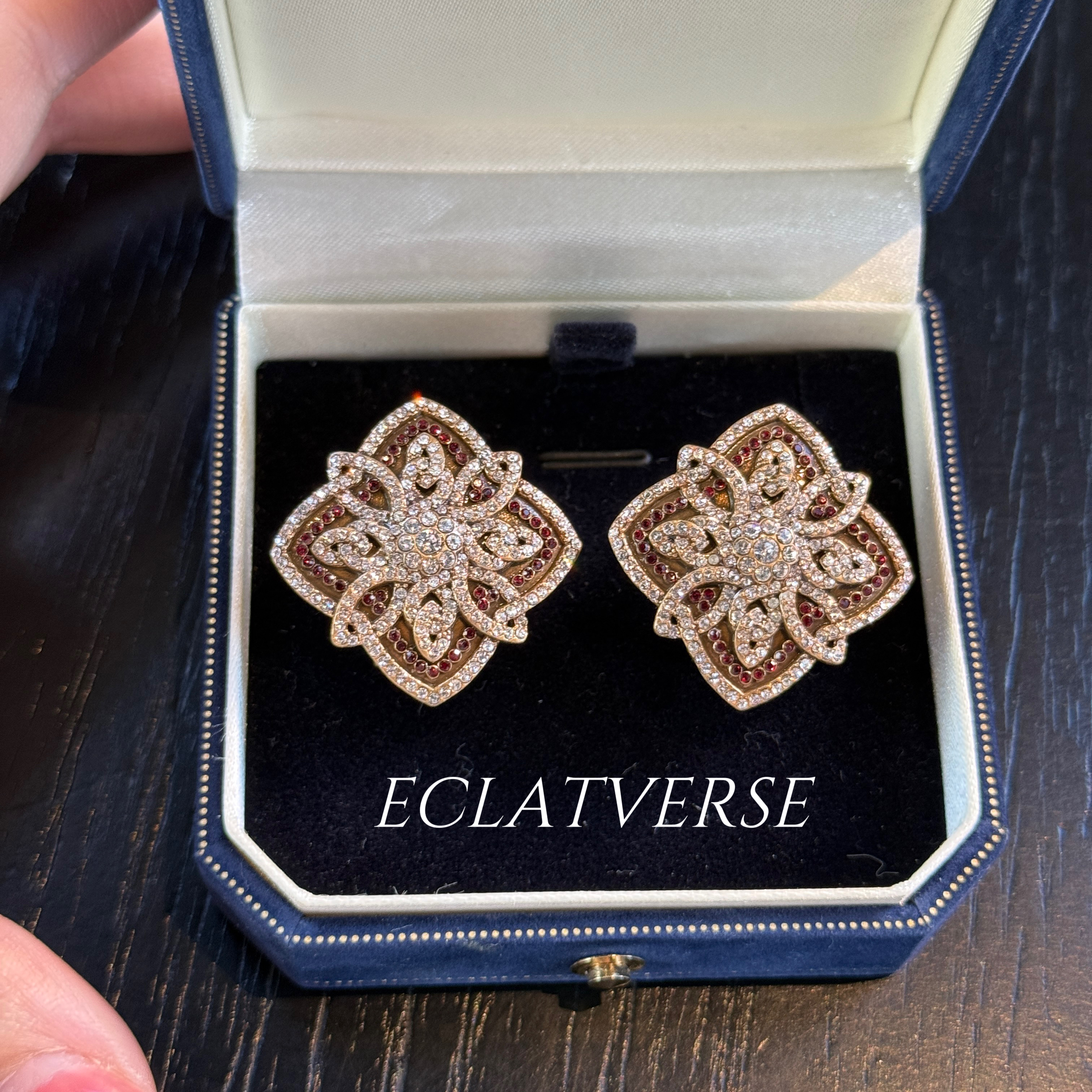 铜合金仿水晶耳饰 8069铜合金仿水晶耳饰气质时尚