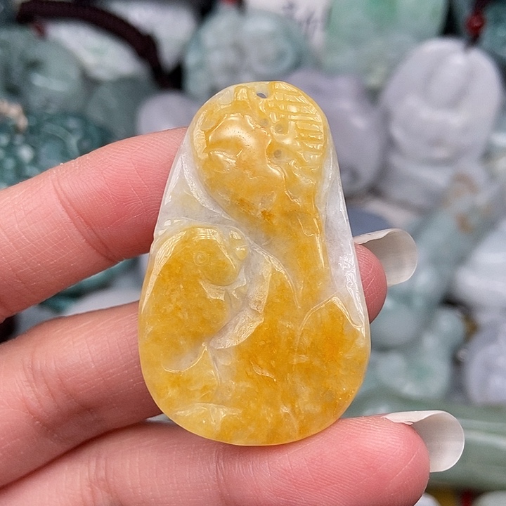 颈饰未镶嵌翡翠翡翠