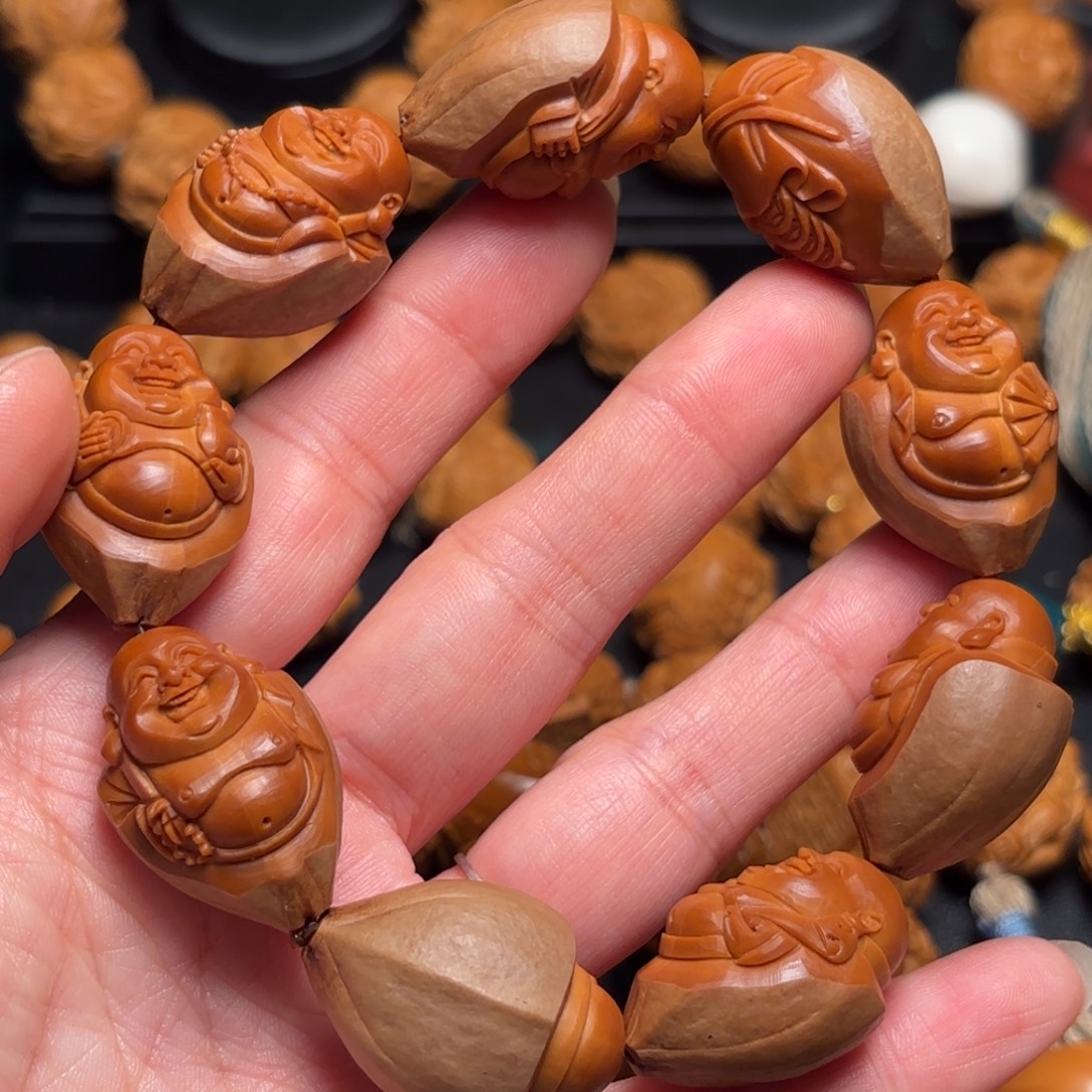 天***色橄榄核手串/手链手串