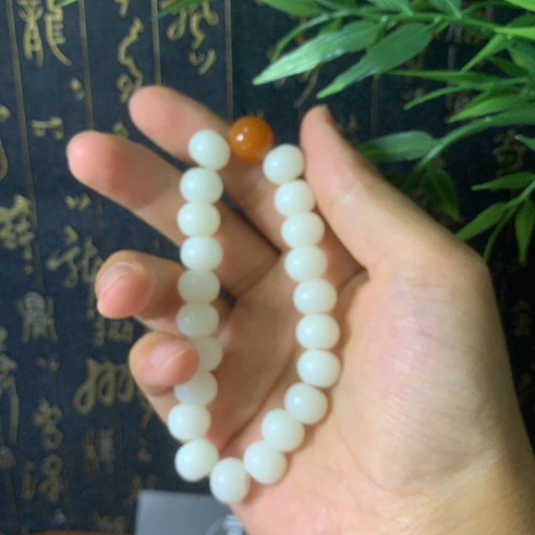 精工单圈菩提根 9X11 苹果珠 多宝富贵款