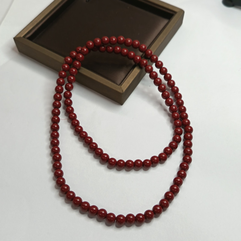 A297 朱砂手链6mm