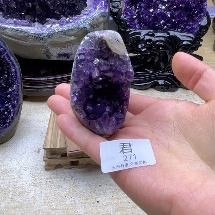 未镶嵌珠宝半成品紫晶