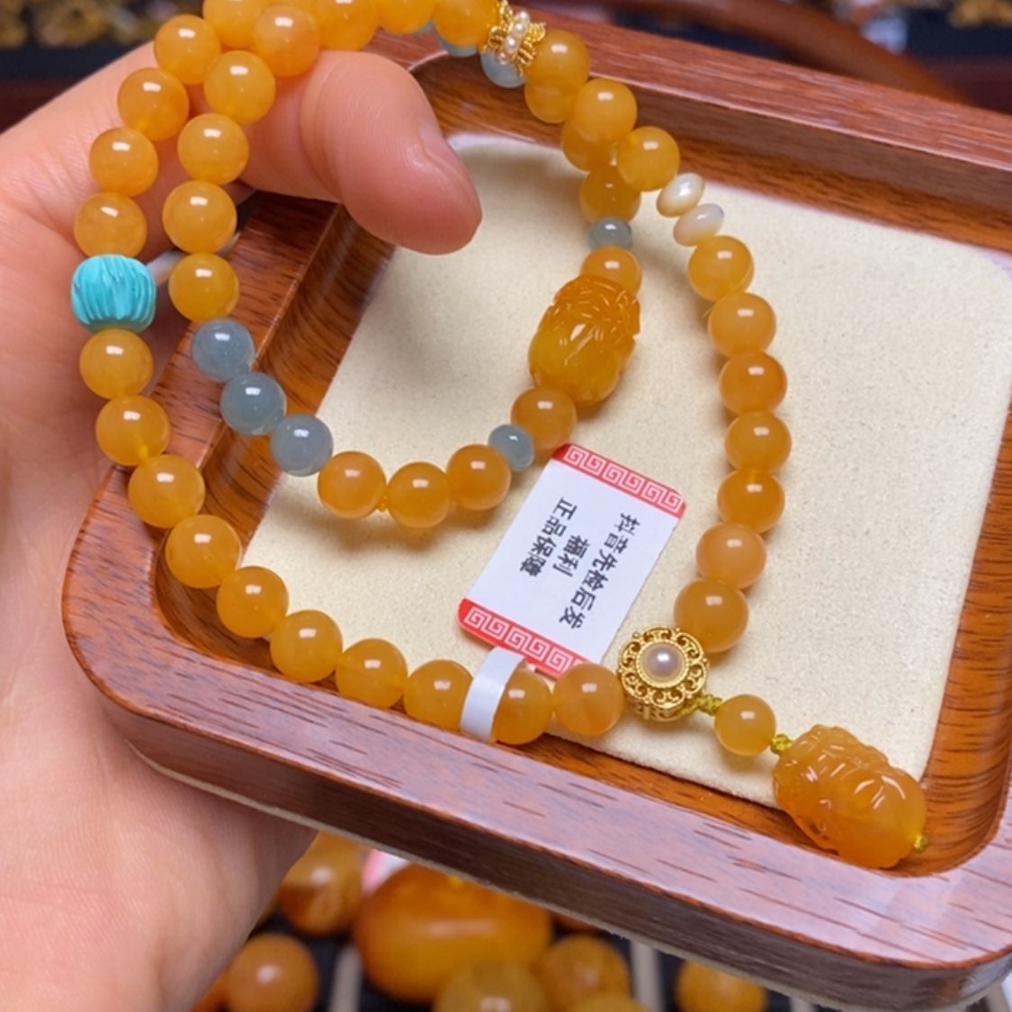 【闪购商品】蜜蜡手链未镶嵌手串