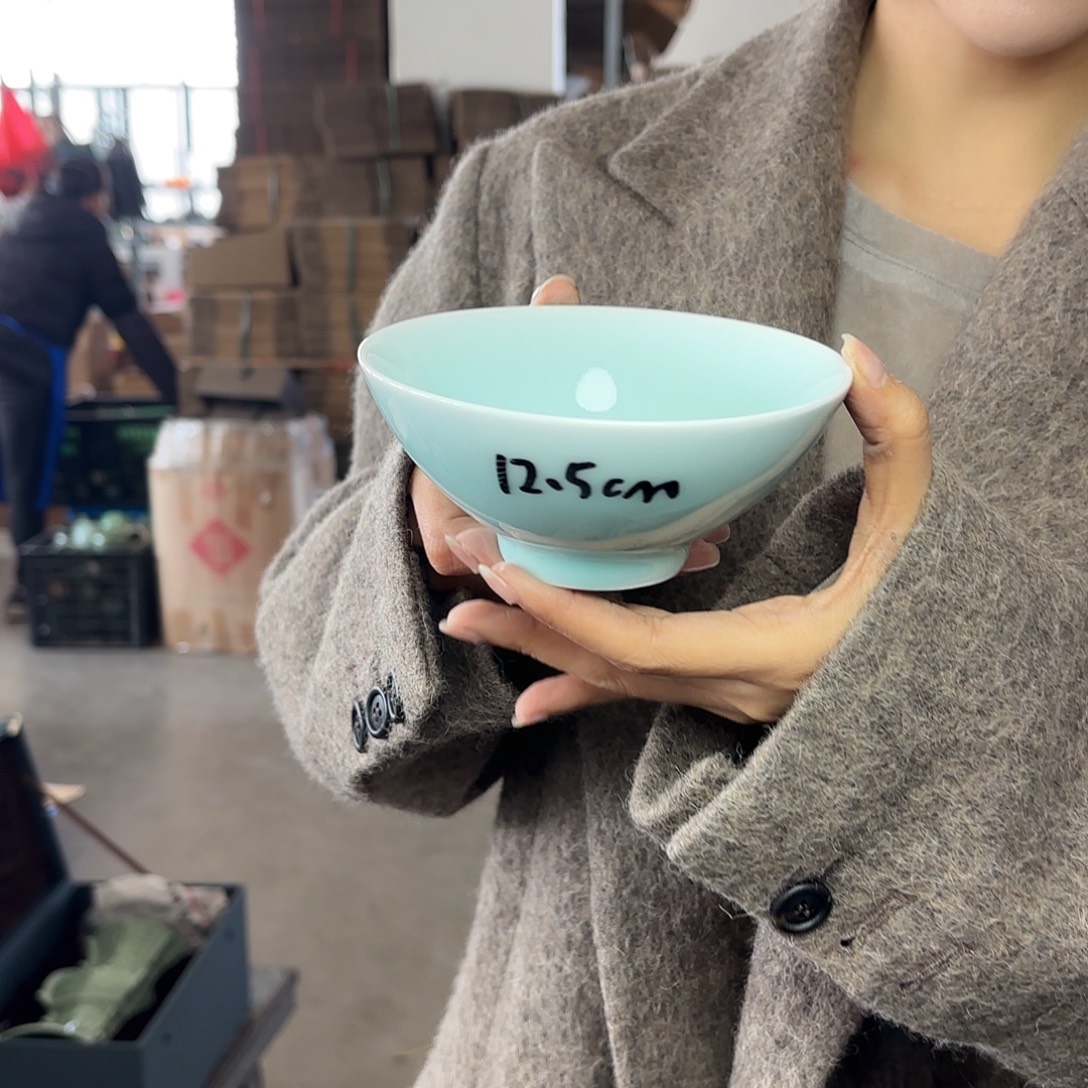 龙泉云间青瓷小米茶器