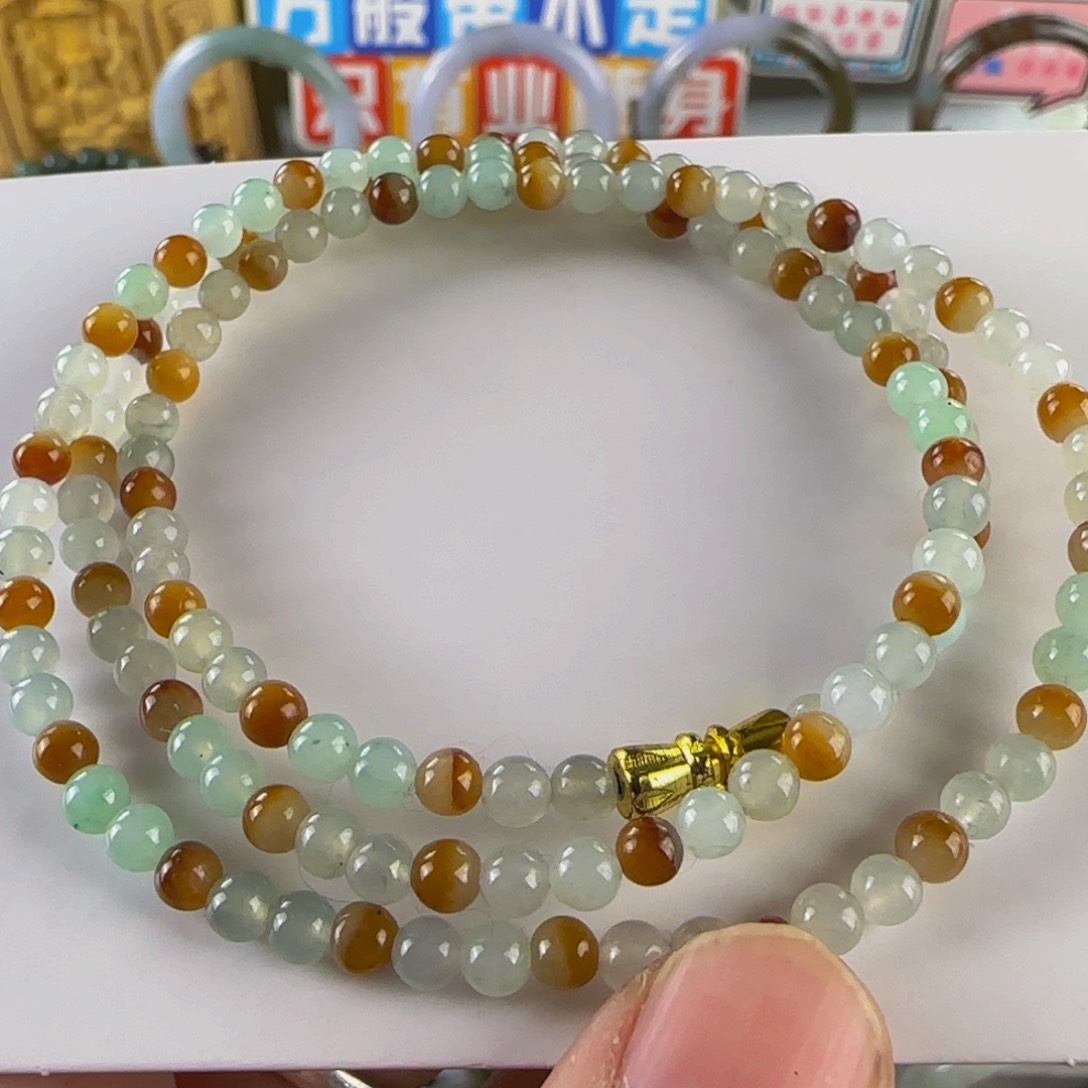 未镶嵌手串翡翠老坑片刻