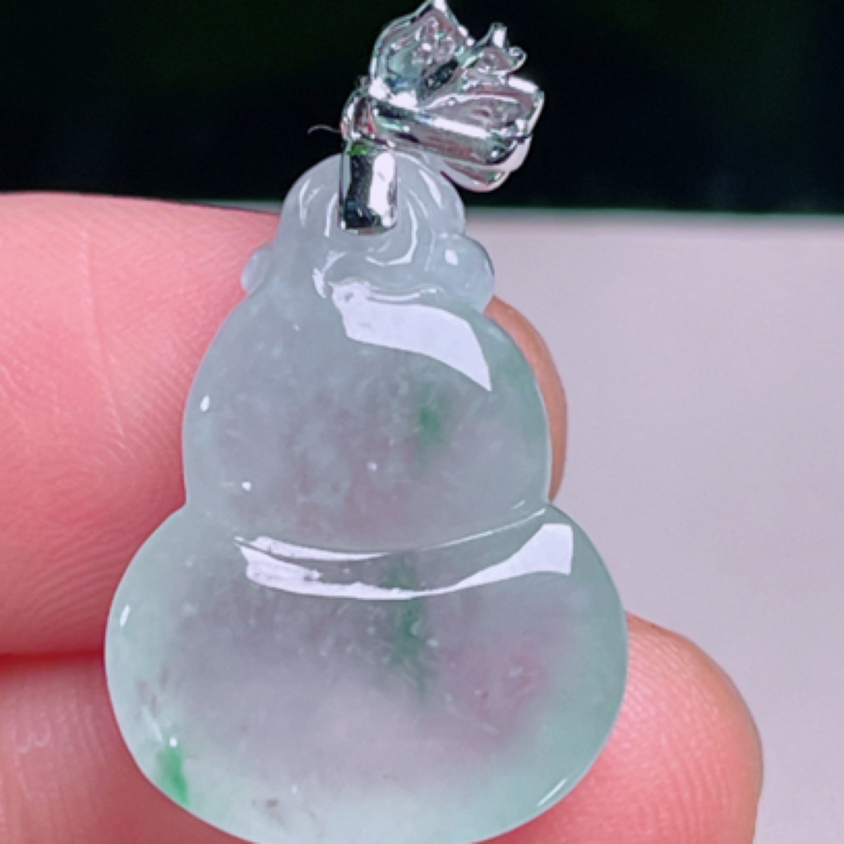 冰润胶感飘花葫芦锁骨链礼物