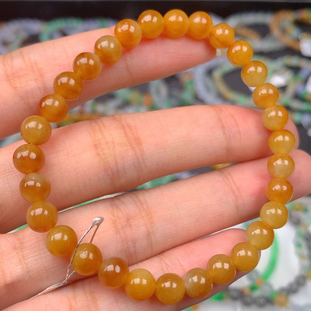 翡翠手链未镶嵌卡