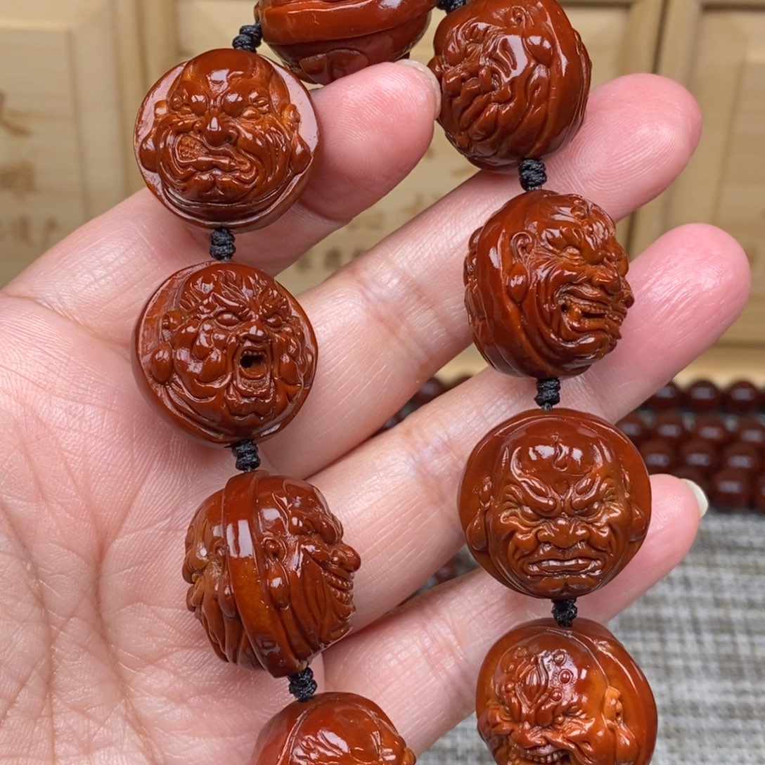 @***H吊坠橄榄核恶僧23