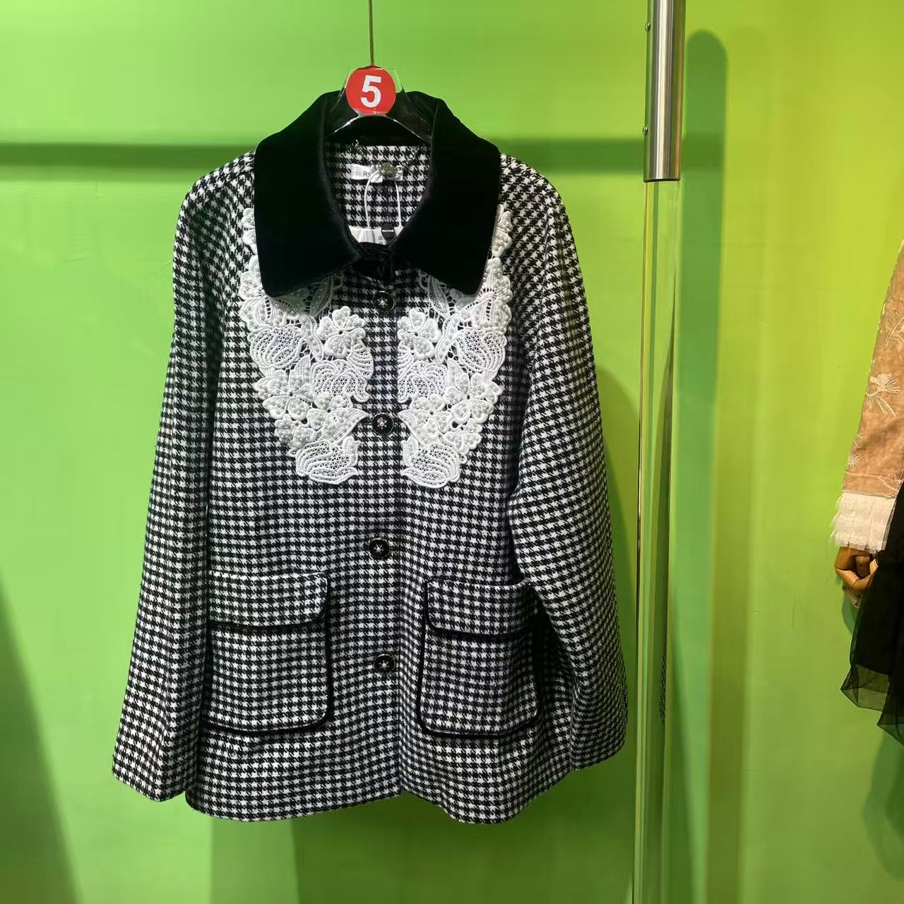 2026明星专柜同款-千金大小姐（拉家-时尚百搭千鸟格外套—19号