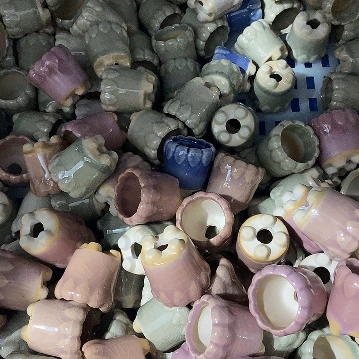 红陶【满10米包邮默认微瑕疵】6个浮力