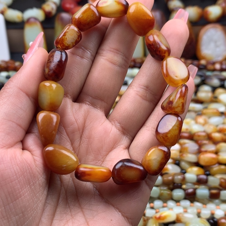 和田玉手链未镶嵌