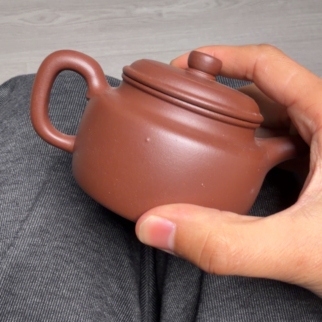 紫砂壶底槽清半仙口德钟微瑕