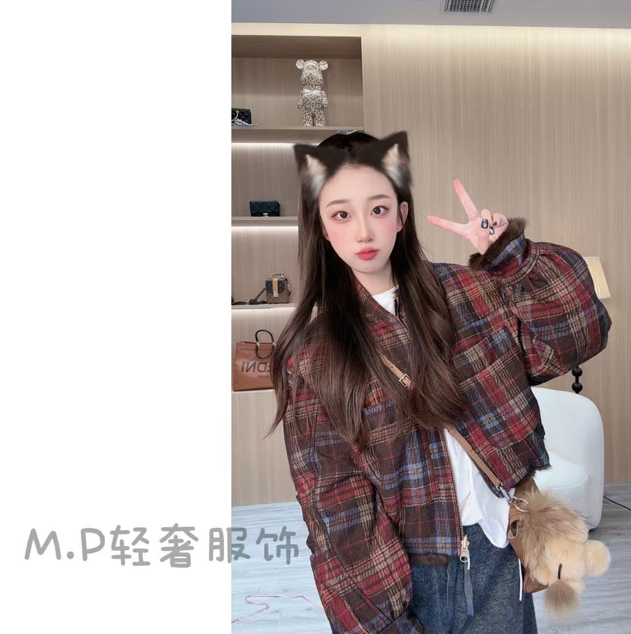 萍宝宝 | 暗色系红格格独家新款秋冬外套