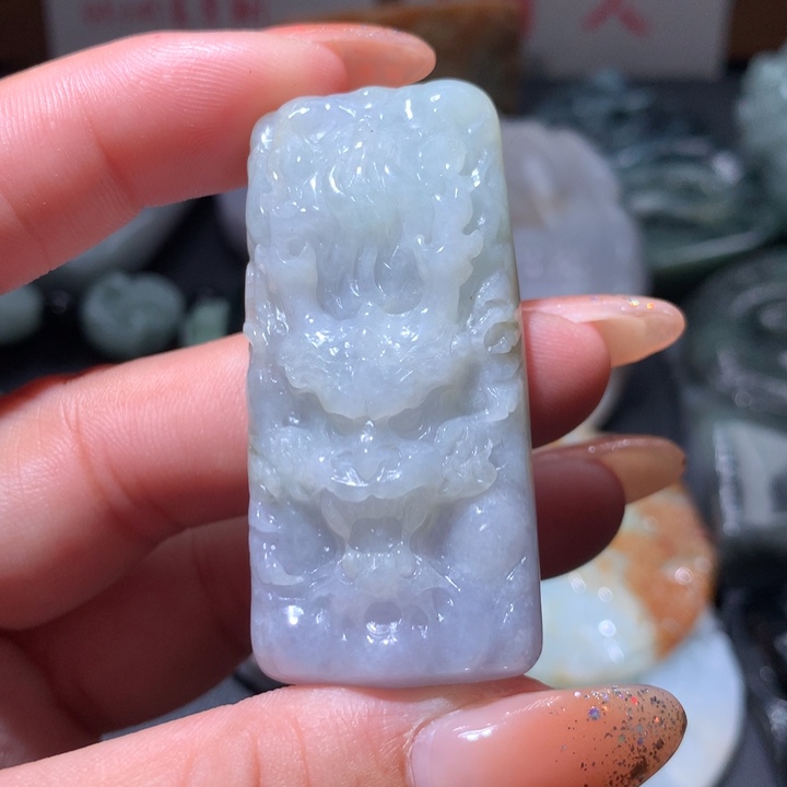 翡翠未镶嵌颈饰保真天然A货翡翠