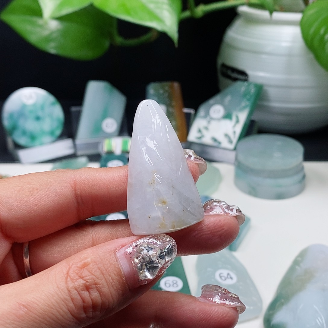 颈饰未镶嵌翡翠缅甸天然a货翡翠挂件