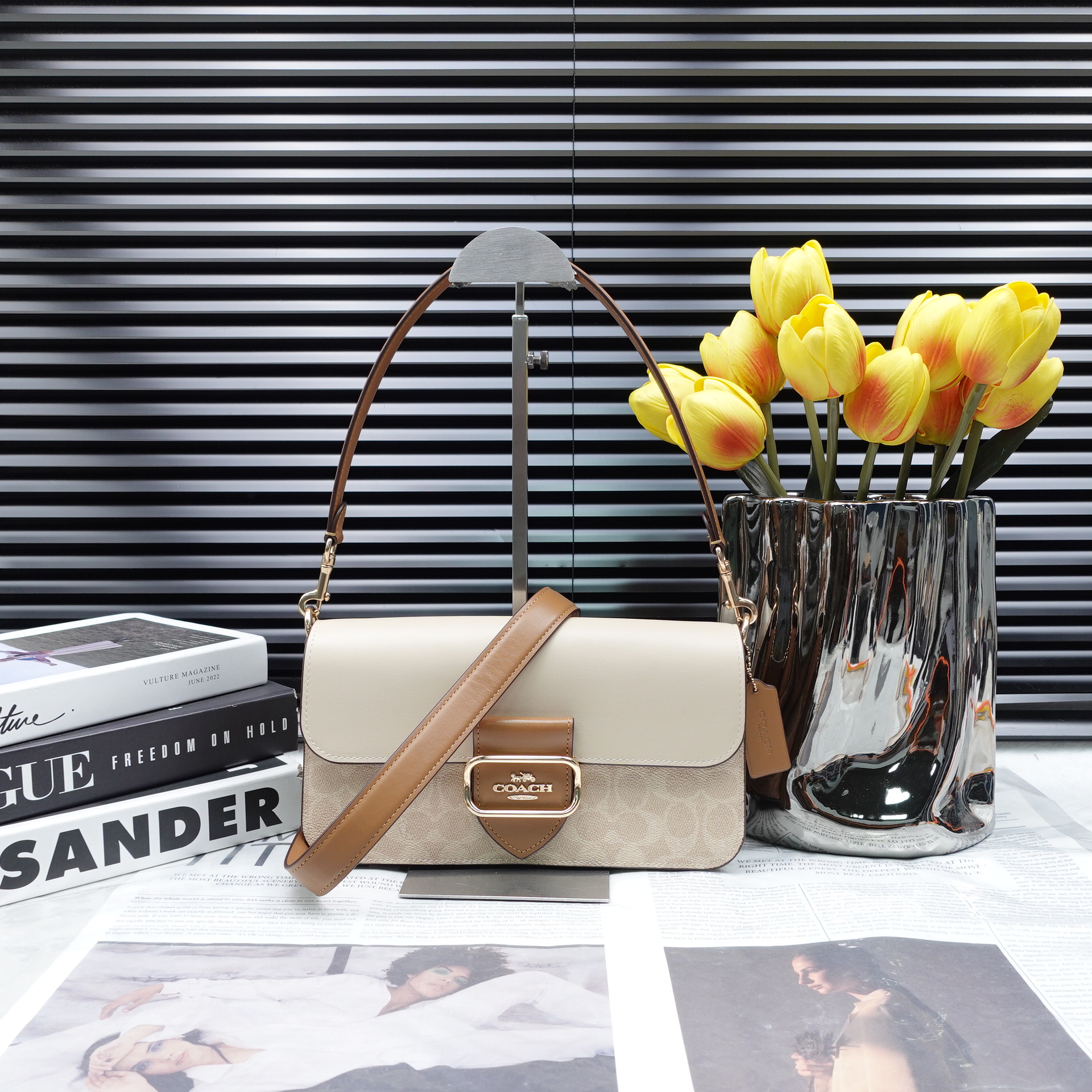 95新 COACH/蔻驰 单肩包/T10305229