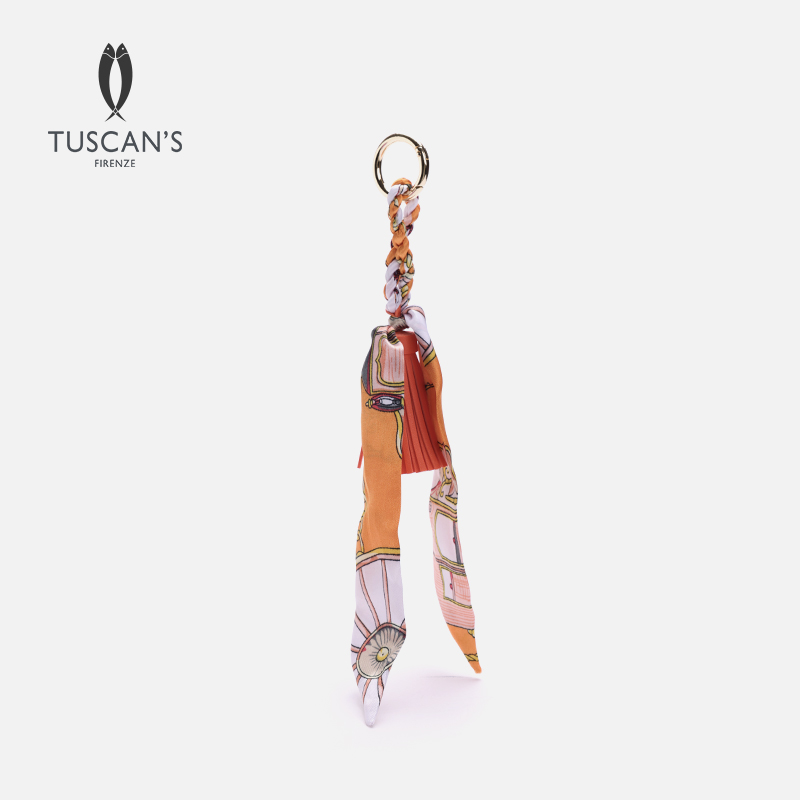 TUSCAN'S精致风丝带蝴蝶结垂坠挂饰箱包配件