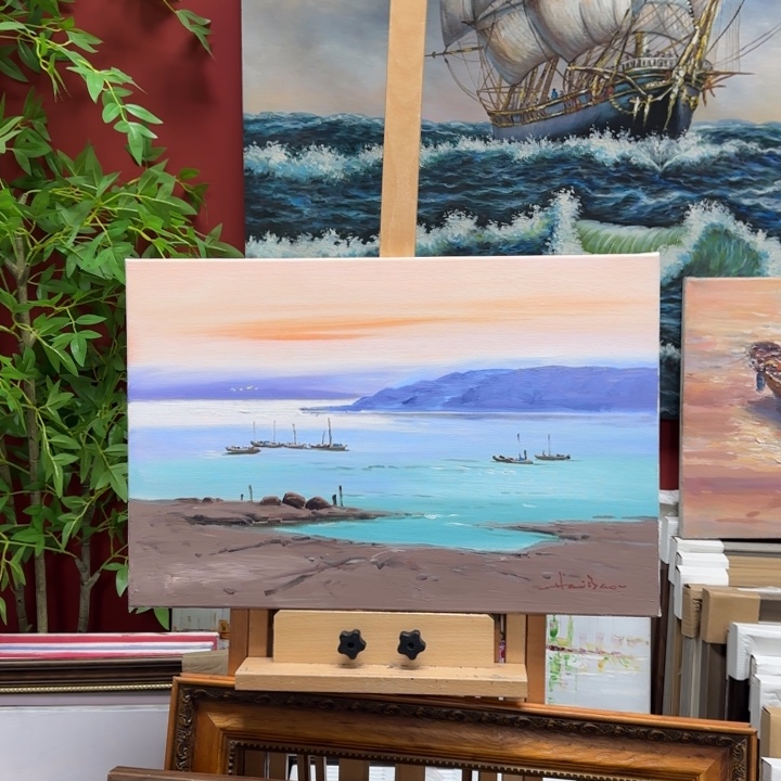 油画4060油画作品入选全国