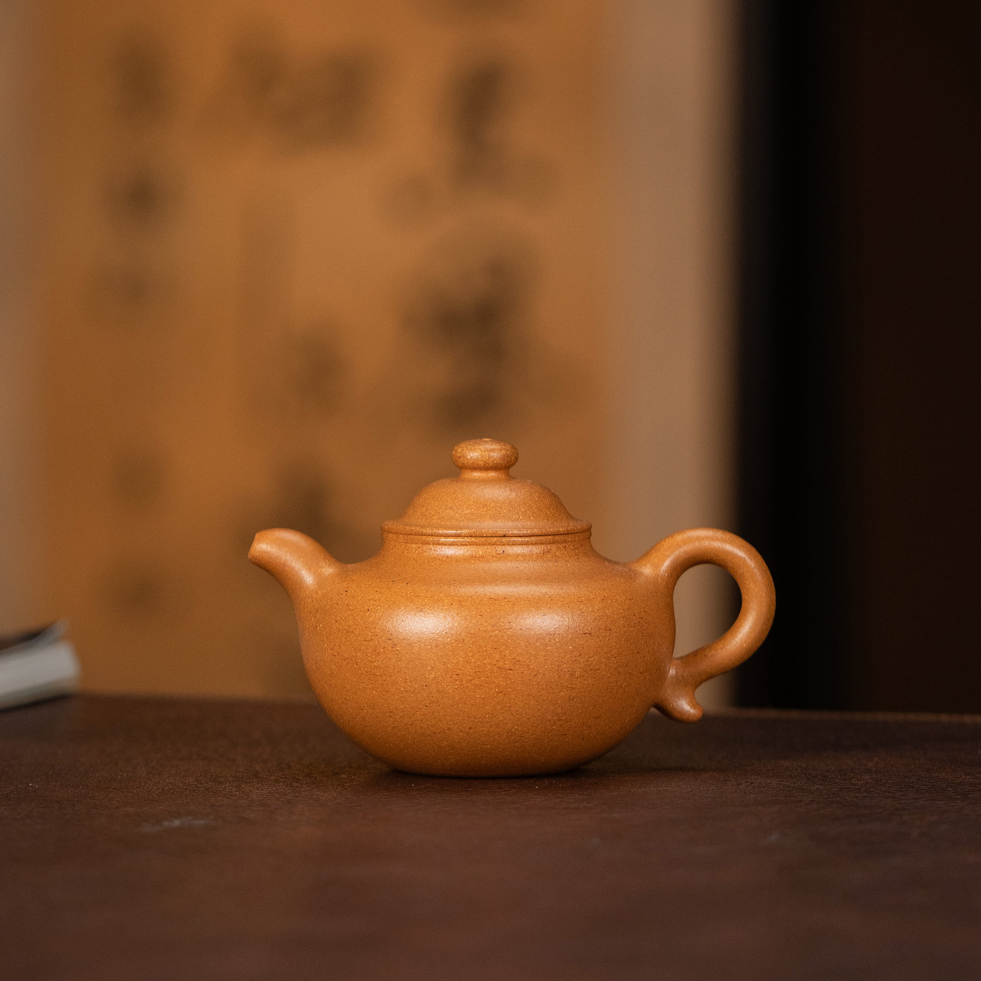 【利贞l矮莲子】原矿黄金段泥160cc手工制宜兴茶壶DXX