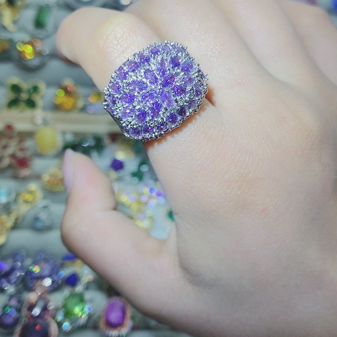 【闪购商品】托帕石耳饰银S925镶嵌