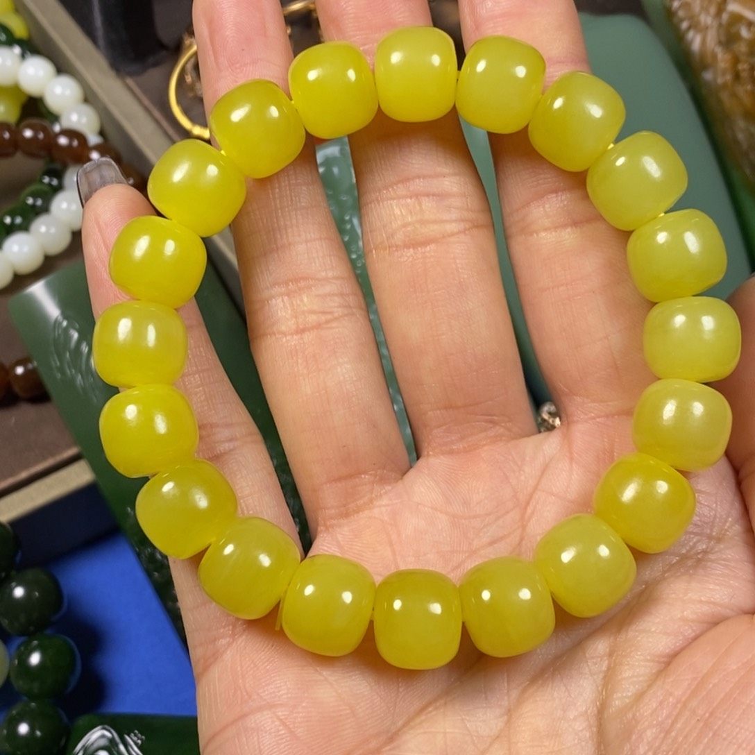 和田玉手串未镶嵌