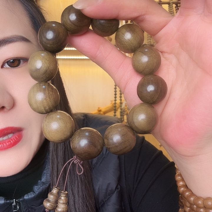 木质类阴沉金丝楠木单圈2.0