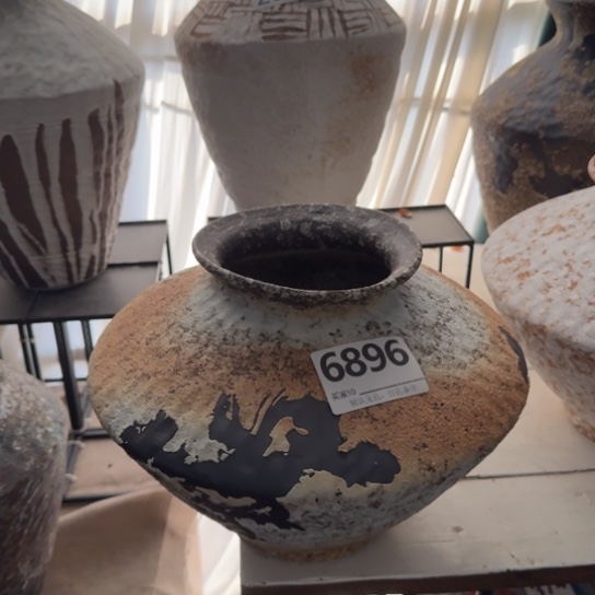 摆件花瓶默认无孔口10高24编码6896