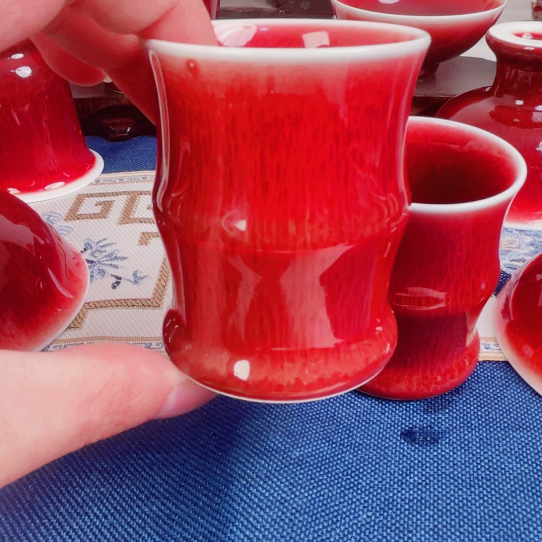 杯全手工郎红竹节杯