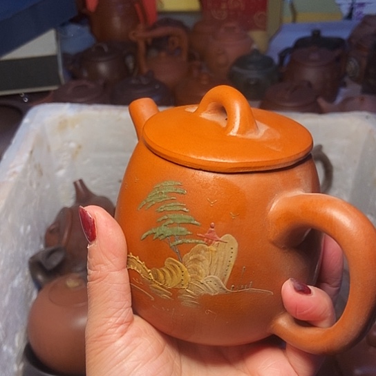 全手工制作宜兴紫砂壶