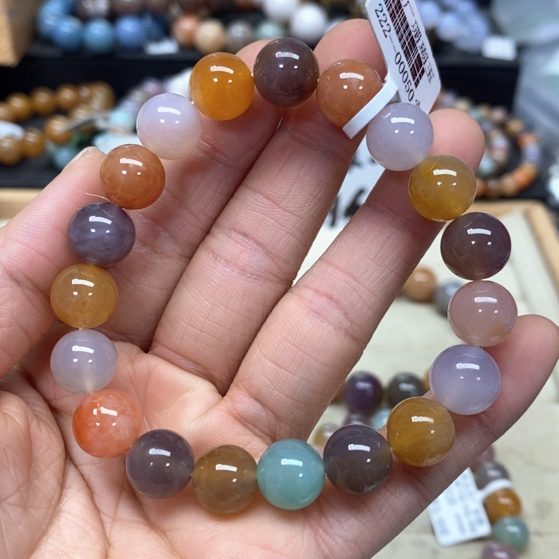 硅化珊瑚（珊瑚玉）手链未镶嵌210