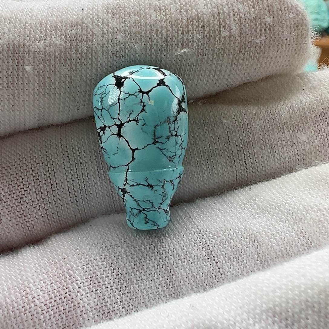 绿松石三通 未镶嵌