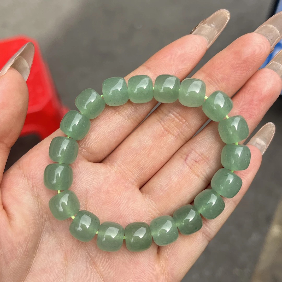 【串串香】青峦叠嶂 天然东陵玉手串10mm