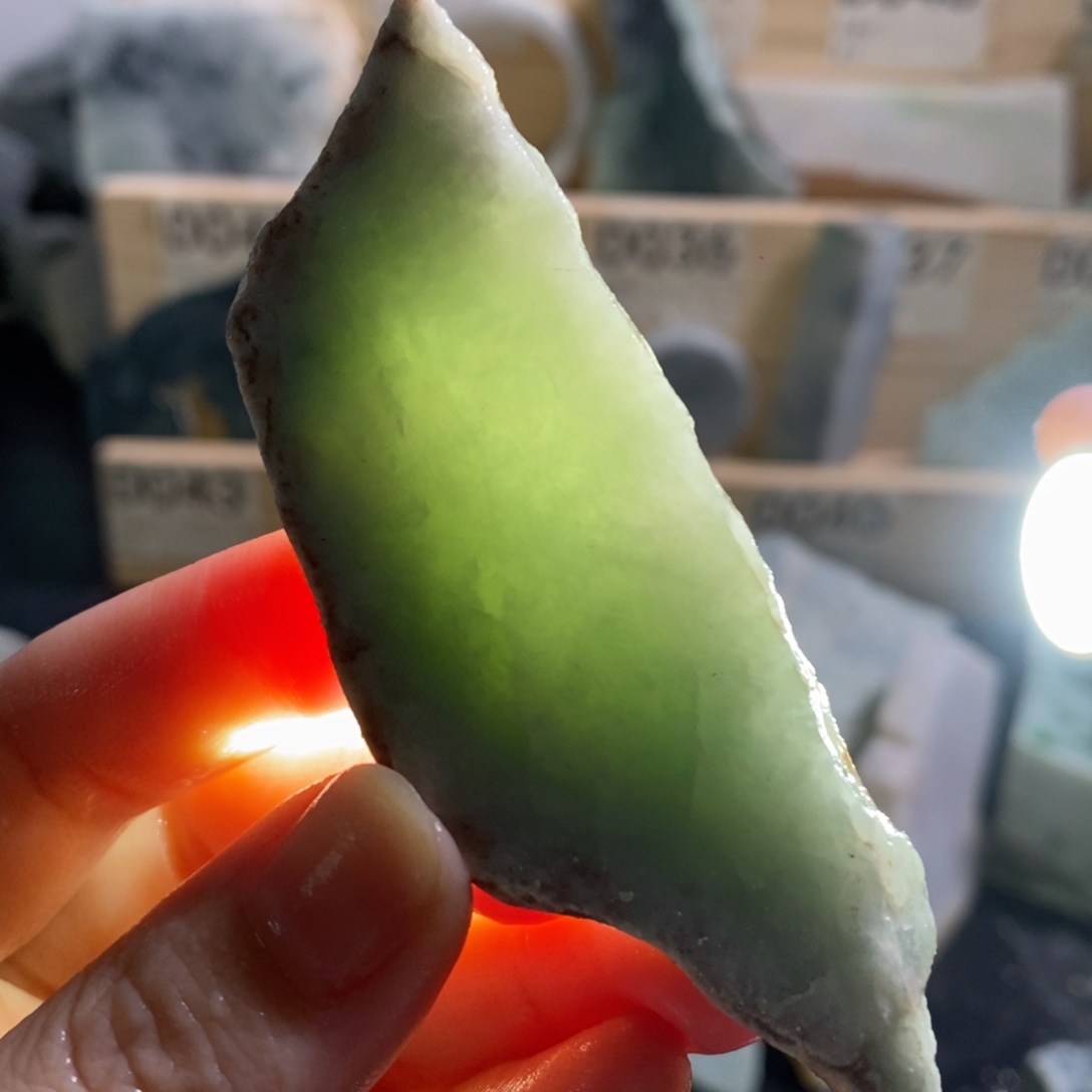 颈饰未镶嵌翡翠天然翡翠