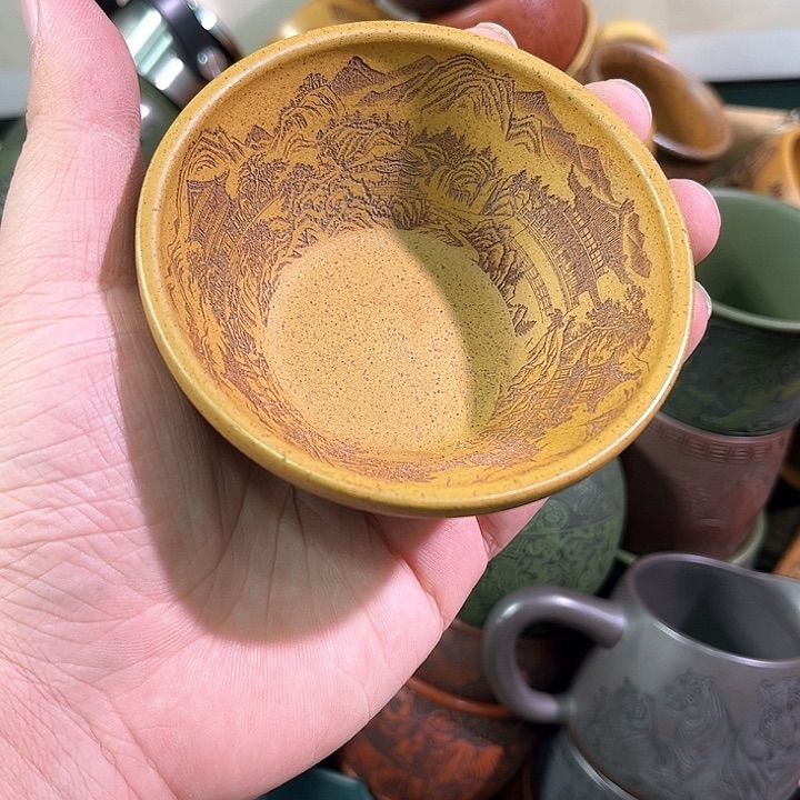 茶杯紫砂全手工紫砂主人杯
